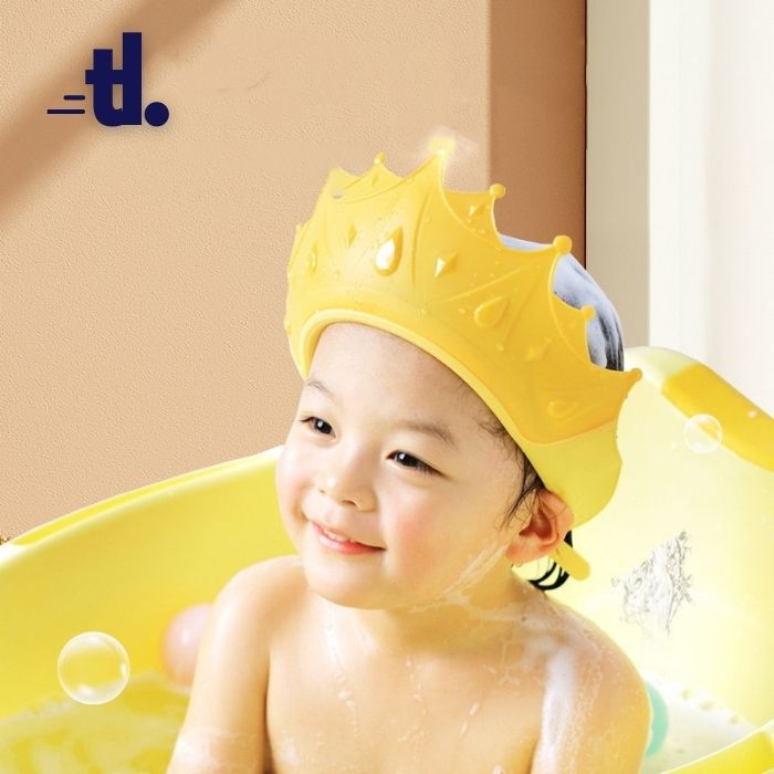 Chapéu protetor viseira de banho infantil
